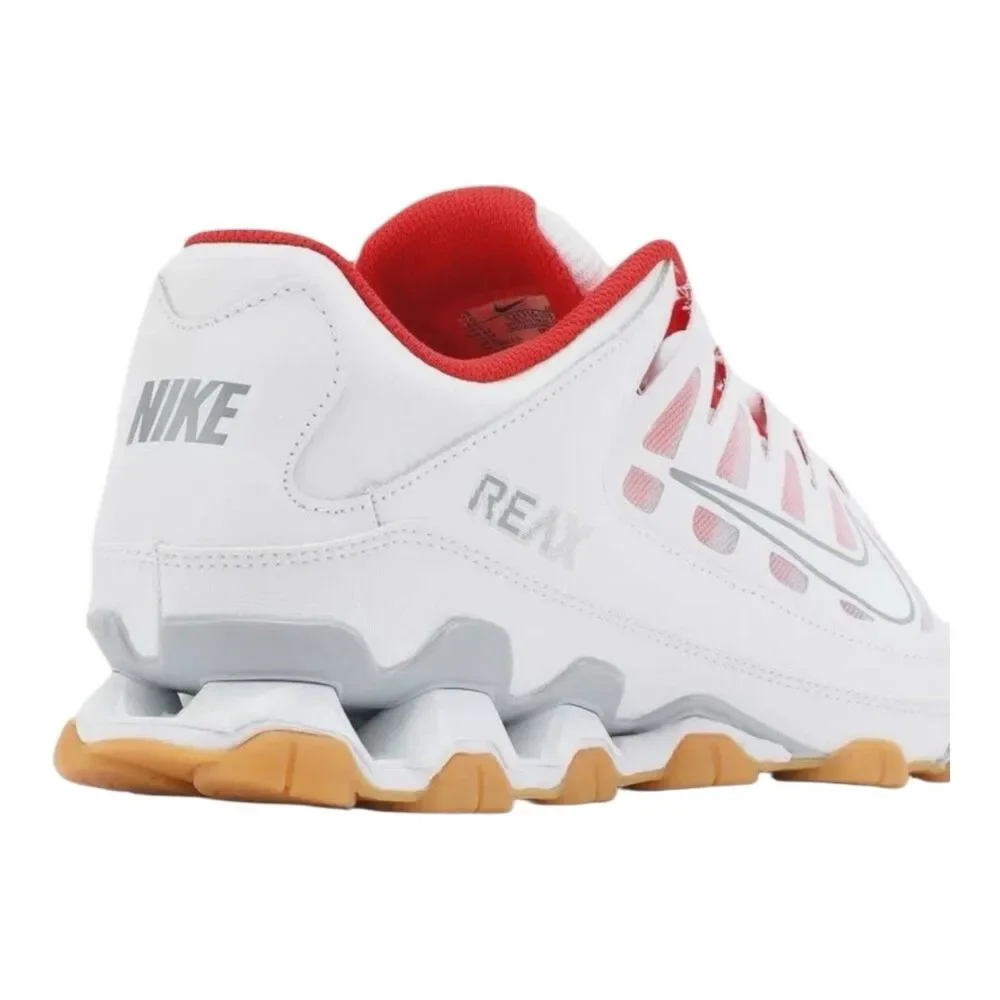 Nike Running Shoes REAX 8 TR MESH, White w/ Red, Men's Size 10.5, NEW